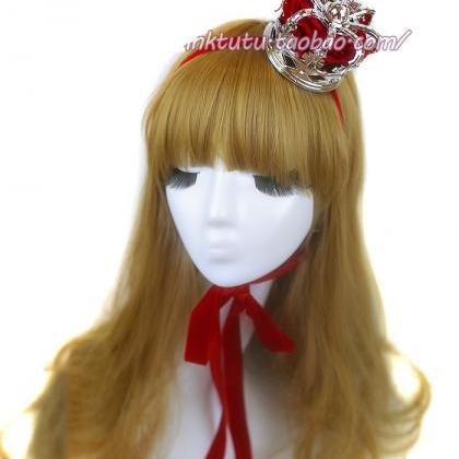 Cos Lolita Headdress Queen Three-dimensional Crown..