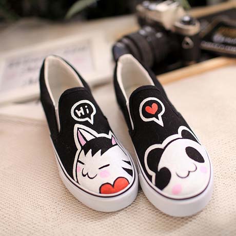 Cute Cartoon Canvas Shoes on Luulla